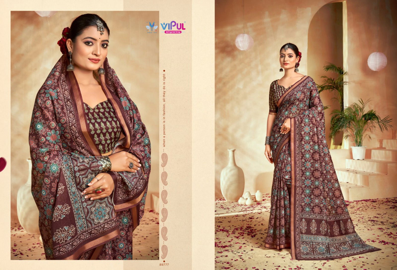 Amrapali Vol 3 By Vipul Cotton Daily Wear Saree Wholesale Market In Surat
